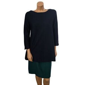 COS Navy Wool Sweater